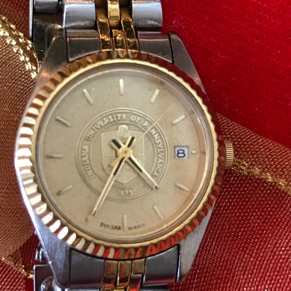 INDIANA UNIVERSITY OF PA PULSAR QUARTZ WATCH ⭐️💫 - Picture 3 of 15